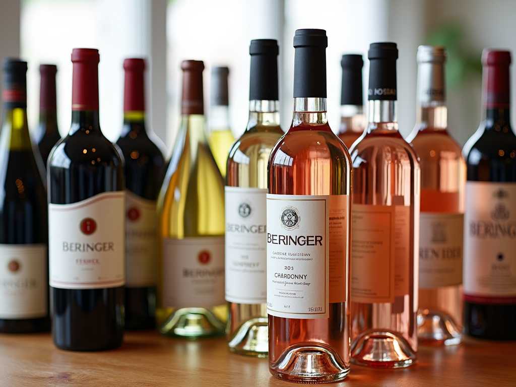 A selection of wine bottles for a tasting party.