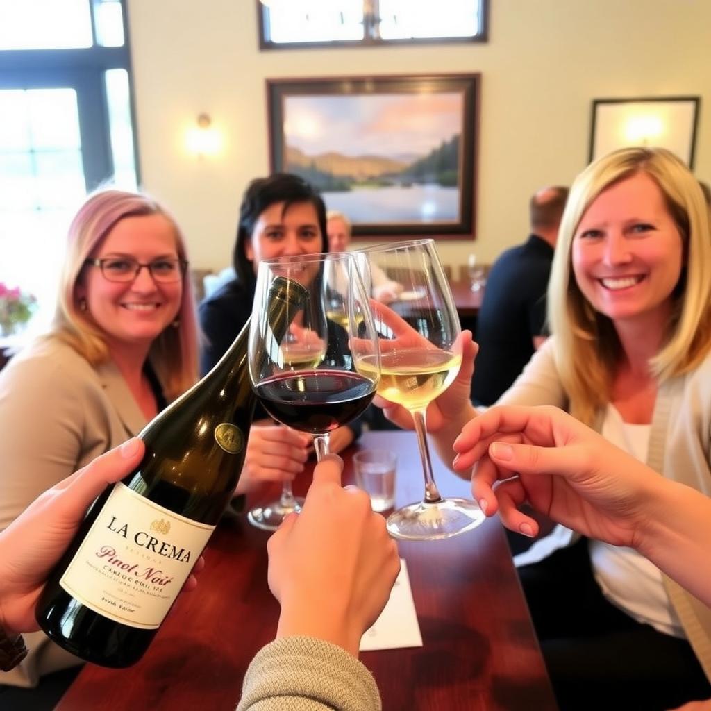 Wine tasting at La Crema