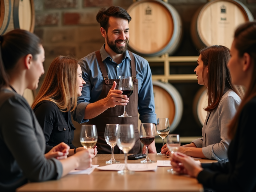 Learning from winery staff