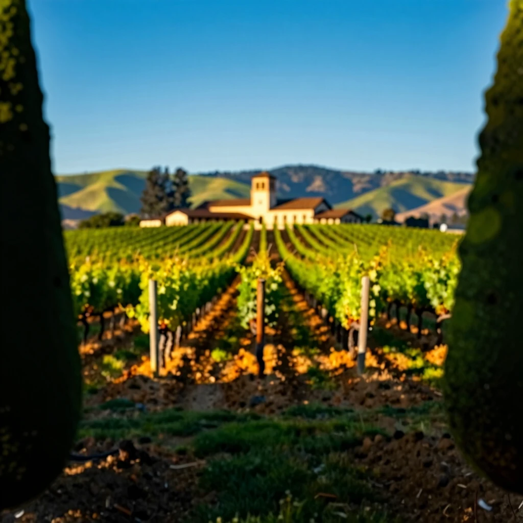 Scenic vineyards in Napa Valley