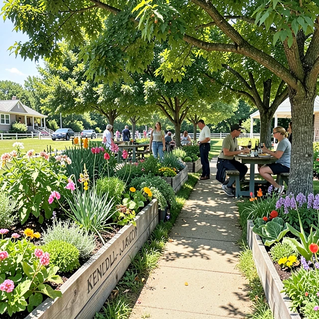 Lush culinary gardens at Kendall-Jackson Wine Estate with fresh ingredients for farm-to-table experiences