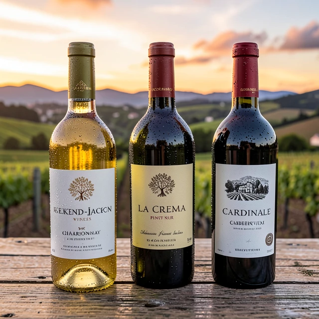 Selection of top wines from Jackson Family Wines brands