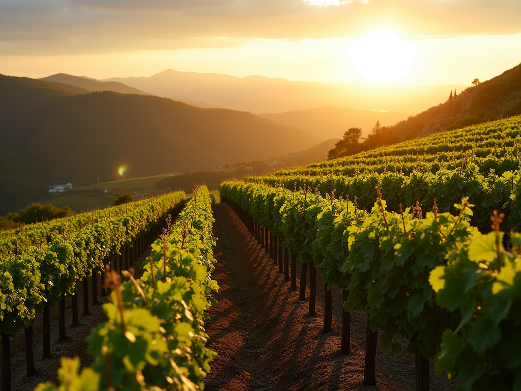Wine vineyard showcasing terroir