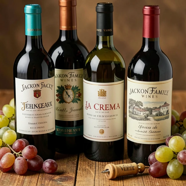 Selection of Jackson Family Wines bottles