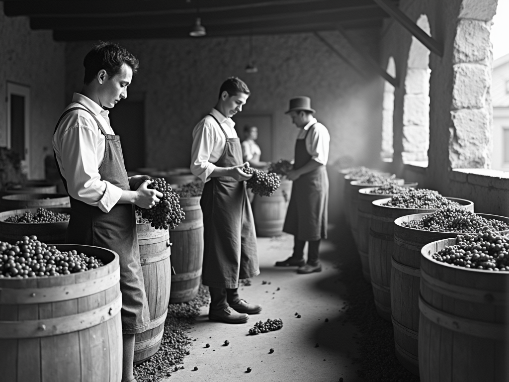 Historical photo of a winery during Prohibition