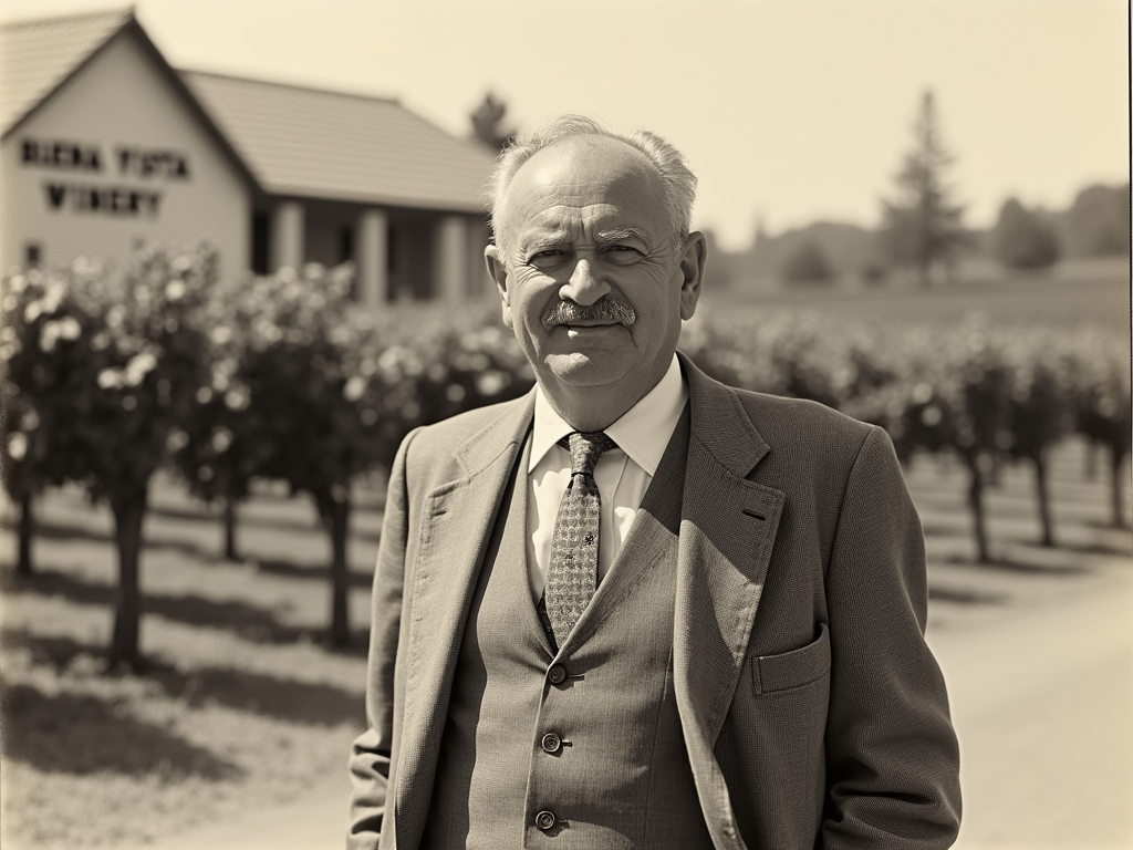 Agoston Haraszthy at Buena Vista Winery