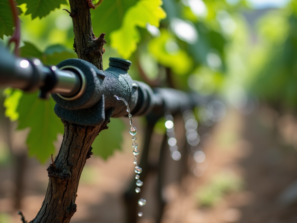 Advanced irrigation system at Jackson Family Wines