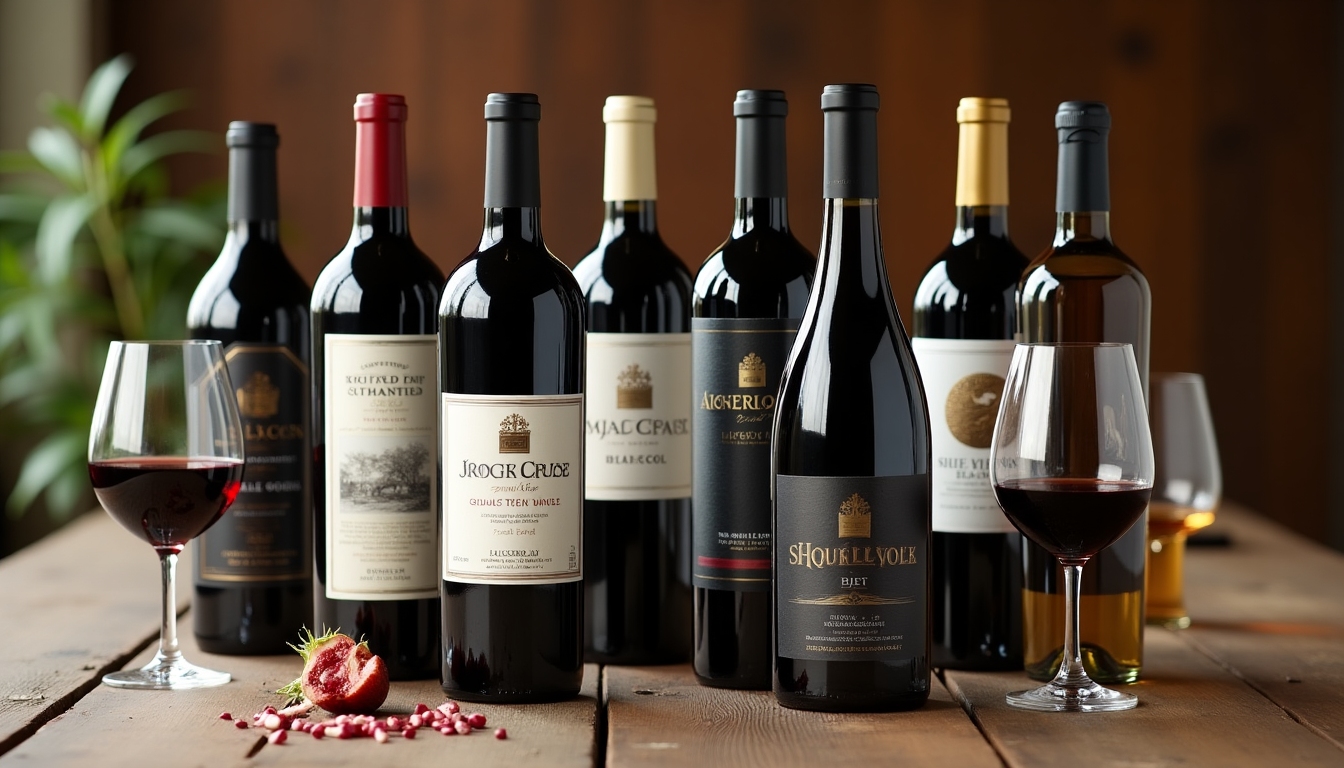 A selection of diverse international wine bottles from Jackson Family Wines.