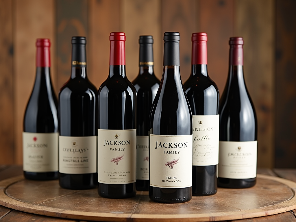 Selection of Jackson Family Wines bottles