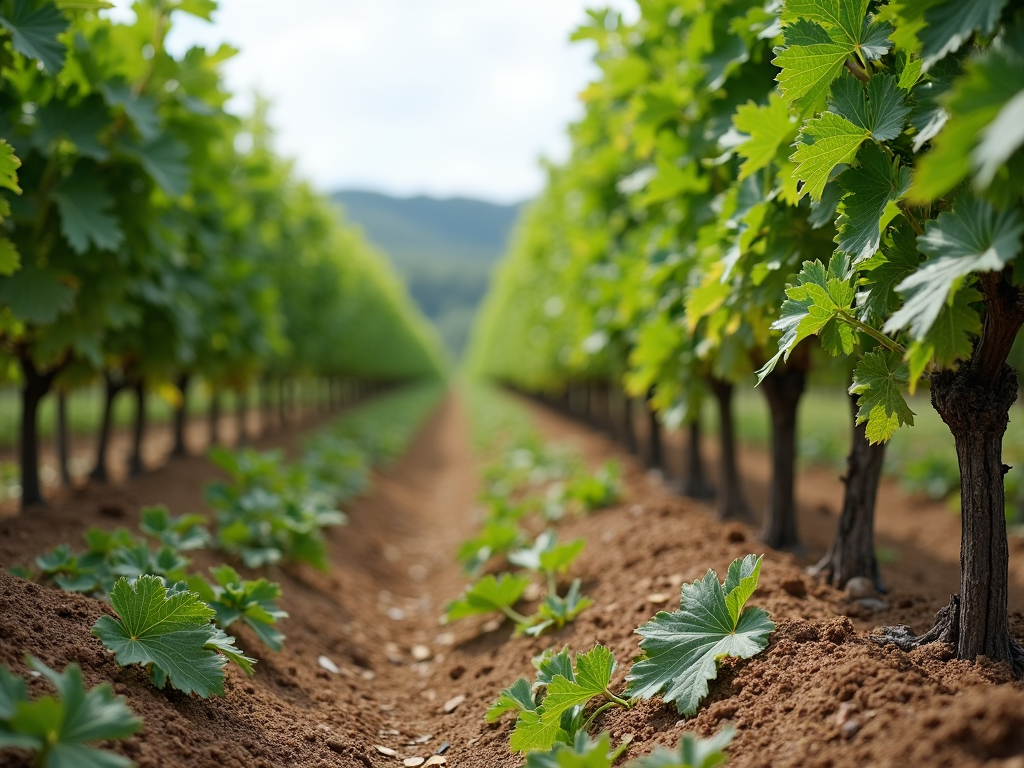 Organic vineyard at Jackson Family Wines.