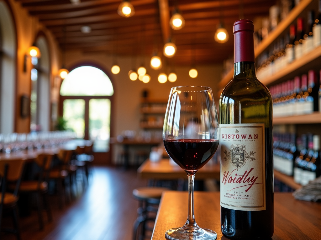 Wine tasting room in Santa Barbara County