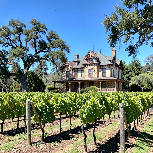 Historic Rhine House at Beringer Vineyards