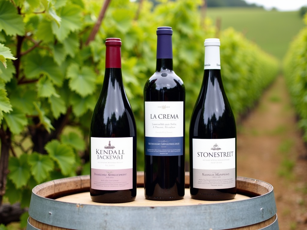Wine bottles from Jackson Family Wines