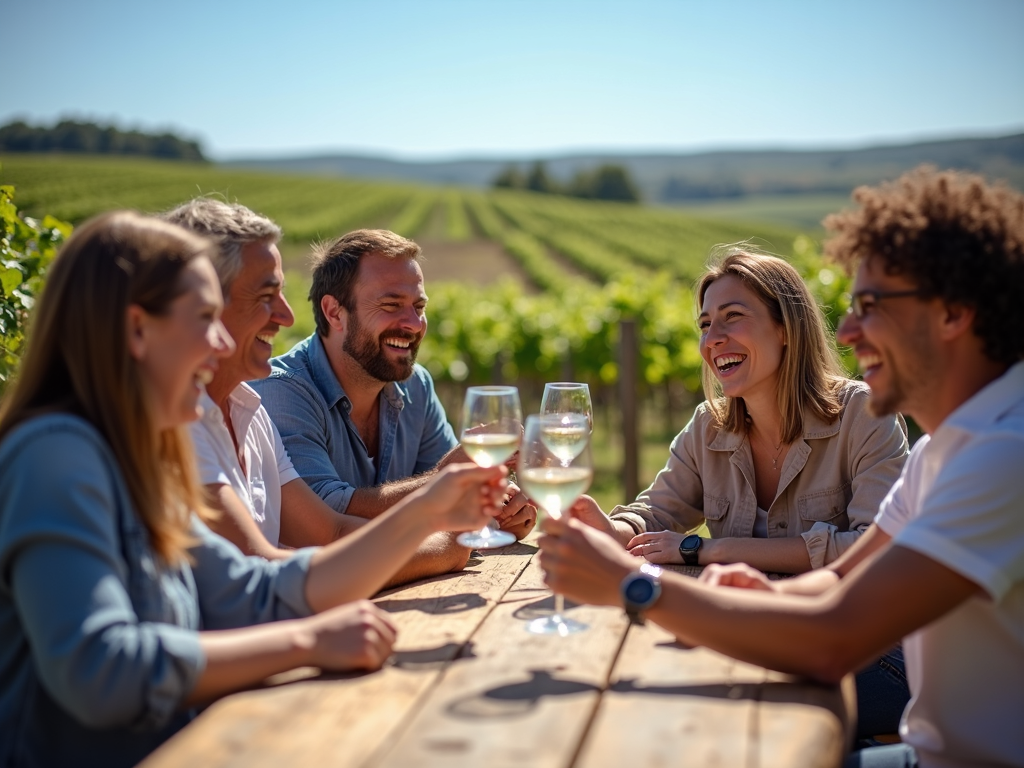 Friends enjoying a wine tasting experience in Sonoma County.
