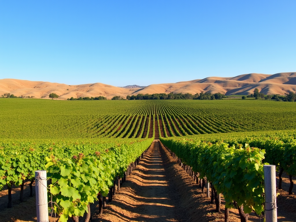 Napa Valley vineyard landscape
